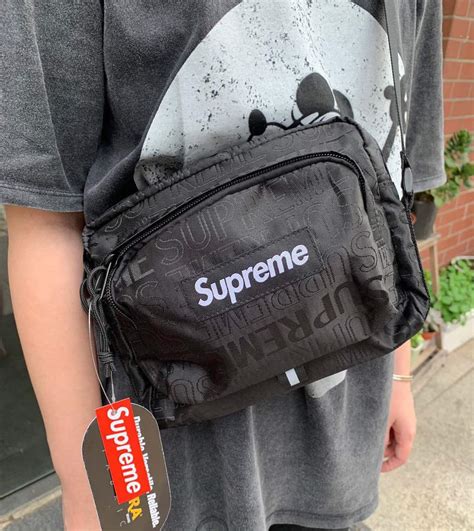 supreme shoulder bag tan fake|check if your supreme bag is real.